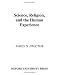 Science, Religion, and the Human Experience by  ISBN 0195175328