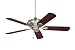 Emerson CF770BS Monterey Indoor Ceiling Fan, 52-Inch Blade Span, Brushed Steel Finish and Dark Cherry/Mahogany Blades