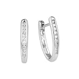 Diamond Hoop Earrings 1/5ctw