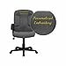 Flash Furniture embroidered office chair GO-ST-6-GY-EMB-GG