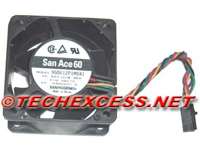 U8679 - Dell Optiplex GX620 Fan 60mm 12V 4-pin Fan San Ace 60 (9G0612P1M041)