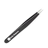 Slanted and Pointed Precision Tweezers- Professional Stainless Steel Tweezer Set, Best for Eyebrow and Nose Hair for Both Women and Men