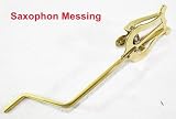 Produkt-Bild: Marschgabel Notenhalter Lyre f&uuml;r Saxophon Messing