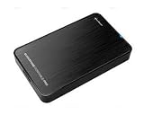 Sharkoon Quickstore Portable extern Festplatte Geh&auml;use SATA 6,4 cm ( 2,5 Zoll) USB 3.0 schwarz