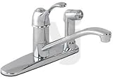 Gerber Allerton Series 40350 Single Handle Kitchen Cast Spout Faucet with 9-1 16 Spout... by Gerber