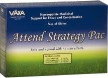 Attend Strategy Pac by Vaxa - Contains Attend, Memorin and Extress