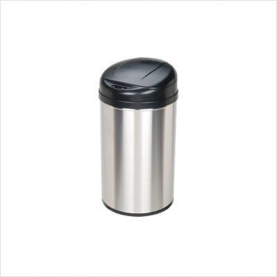 10.5 Gallon Stainless Steel Motion Sensor Trash Can by Nine Stars USA