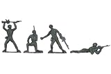 U.S. Military Strike Force: Set 60 Plastic Army Men ~ 2 inch 1/35th Figures
