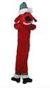 Loofa Santa, Red 12" Plush Holiday Dog Toy