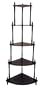 Ore International Cherry 5-Tier Corner Stand