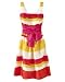Silk Shantung Dress (misses 10 STRIPE-MULTI)