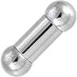00 Gauge Steel Barbell Tongue Ring 5/8 Inches 12mm