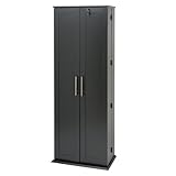 Large Media Cabinet with Locking Doors