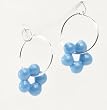 Earrings: flowers