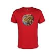 pretty green t shirt red apple