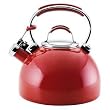 KitchenAid Stainless-Steel 2-Quart Porcelain Teakettle, Red