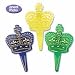 Mardi Gras Jewel Crown Cupcake Picks