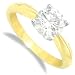 Jewelco London 18 carat solid gold 1 Carat Fine Diamond 4 claw Solitaire Ring