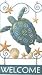 Outdoor Living : Sea Turtle Welcome Sign Home front Door Decor wall plaque patio patio decoration