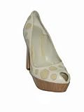 ALEXANDER MCQUEEN Peep Toe Platform Pump