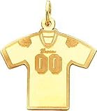 14K Gold NFL Miami Dolphins Football Jersey Charm