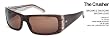 Tres Noir Do The Crusher Sunglasses Brown with Tan Horn