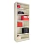 Steel Bookcase, 6 Shelves, 34-1/2w x 13d x 84h, Putty