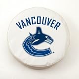 Vancouver Canucks White Tire Cover, Small