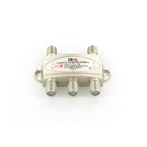 DiSEqC Satellite Switch 4x1 2.0 FTA Receiver Dish LNB