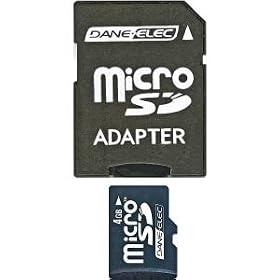 Dane-elec DA-SDMC-4096-R Micro Secure Digital Cards (4 GB)