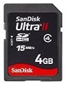 SanDisk Ultra II SDHC 4GB SD Memory Card (SDSDRH-004G-A11, US Retail Package)