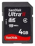 SanDisk SDSDRH-004G-A11 4GB/15MB Ultra II SDHC Card (US Retail Packaging)