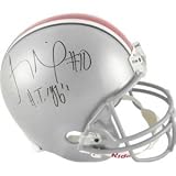 TROY SMITH SIGNED AUTOGRAPHED MINI HELMET OHIO STATE BUCKEYES COA + HOLOGRAM