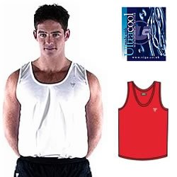 Viga Men's Aero Running Vest / Singlet (Size: Extra Small (32")) (Colour: Burgundy )