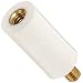 Nylon 6/6 Standoff Brass Insert, Stud 1-1/4" Length x #1/4-20 x 7/16" Stud
