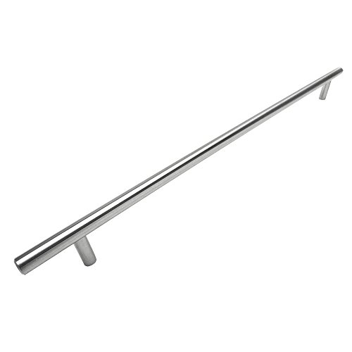 Cosmas® 404-320SS True Solid Stainless Steel Construction 3/8 Inch Slim Line Euro Style Cabinet Hardware Bar Handle Pull - 12-5/8