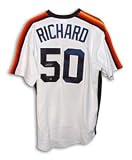 J.R. Richard Signed Houston Astros White Majestic Jersey