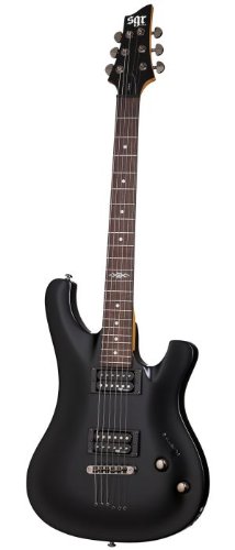 Schecter Guitar Research SGR C-1 Electric Guitar – Satin Black