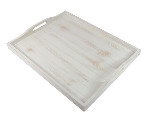 Buy Bartelt Americana Collection Large Serving Tray, Whitewash