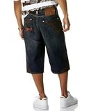 Coogi Big & Tall Paisley Hem and Pocket Shorts