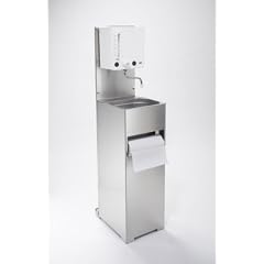 Mobiles Warmwasser - Handwaschbecken St�ckel f�r Verkaufswagen und Marktst�nde