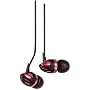 Aircoustic Pro Rock Stereo In-Ear-Ohrh�rer mit Rock Soundprofil, rot