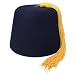 Navy Fez with Gold Tassel