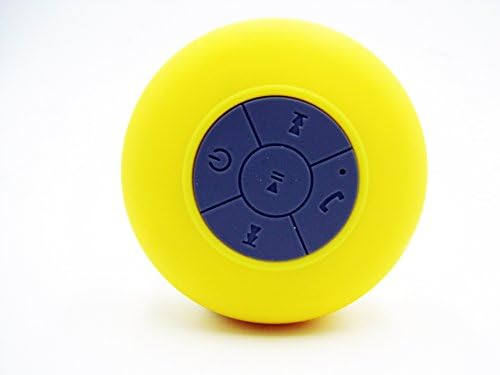 HD Water Resistant Bluetooth 3.0 Shower Speaker. - (Yellow)