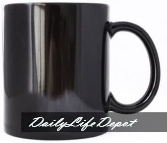 DailyLifeDepot Morphing Mug Personalized Color Changing Series - Funny Cute Coffee Makes Me Poop Cartoon Design