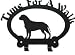 Dog Leash Hook - Bull Mastiff (Time for a Walk)