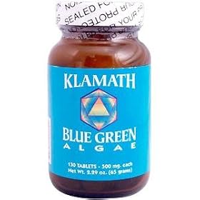 Klamath Blue Green Algae Blue Green Algae 500mg 130 tab ( Multi-Pack) by Klamath