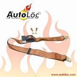 2 Point Peach Lap Seat Belt (1 Belt) - SB2PPE By Autoloc