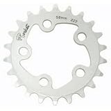 Rocket Alloy Chainring 58mm 5 Bolt 22T Silver