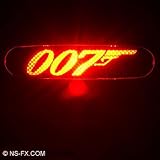 JAMES BOND 007 - 3rd Third Brake Light Vinyl Decal Mask Kit #1072 | Vinyl Color: Black